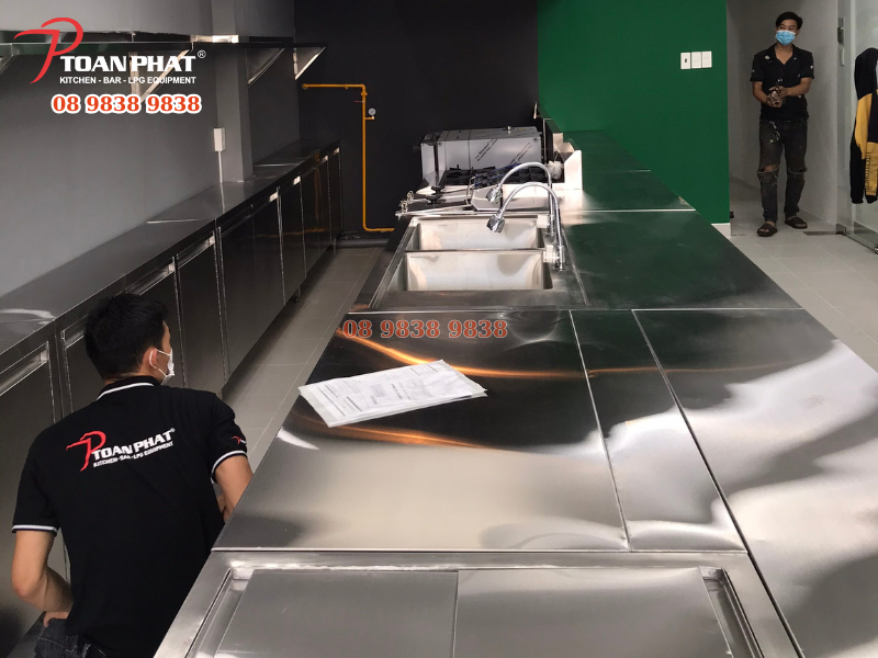 Thiết bị sơ chế do Toàn Phát lắp đặt