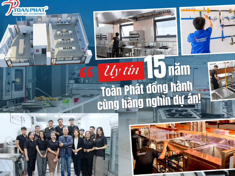 Thi công bếp công nghiệp - nhà hàng, khách sạn uy tín giá tốt 25 Toàn Phát - đơn vị chuyên thi công bếp công nghiệp