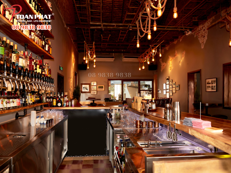 Tổng quan dự án thi công quầy bar