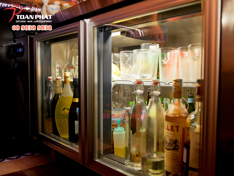 DỰ ÁN THI CÔNG QUẦY BAR TẠI TRE EATERY AND BAR 9 Tủ bảo quản bia