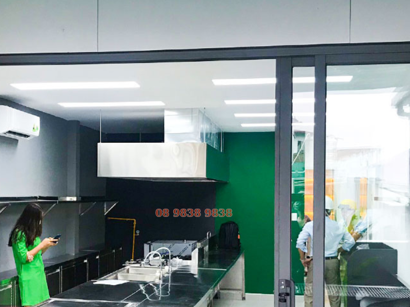 Dự án hệ thống bếp thử món bếp cửa hàng G Kitchen 5 Hệ thống hút khói – khử mùi – thông gió