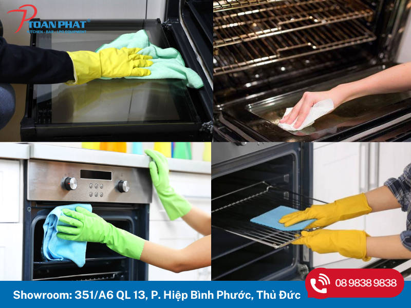 Cách sử dụng lò hấp nướng đa năng qua 8 bước đơn giản 3 Vệ sinh lò trước khi sử dụng