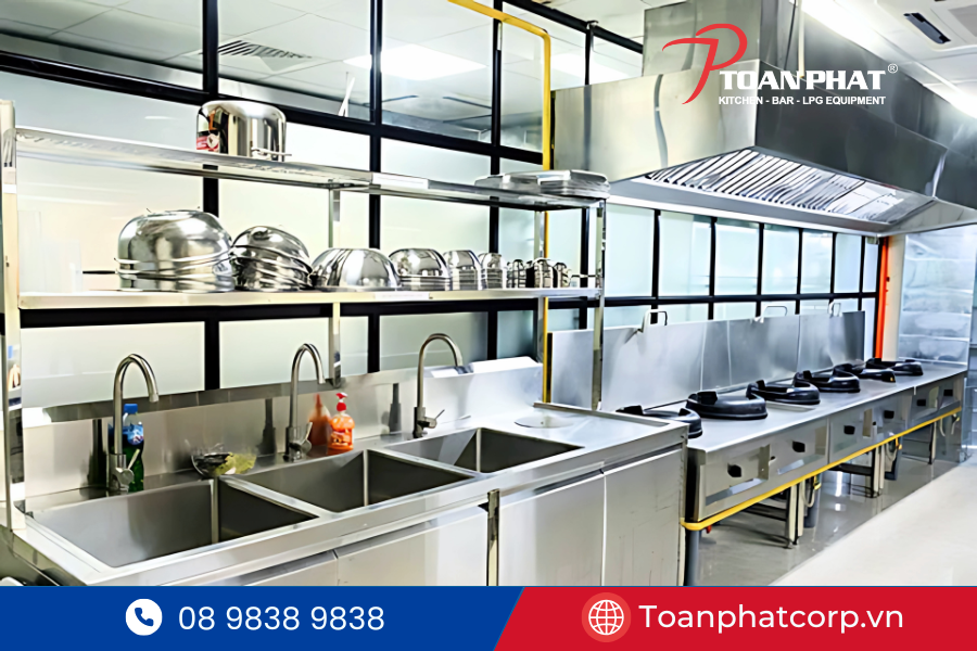 Dự án bếp thực hành cho trường Trung cấp Nghề Du lịch Hà Nội 3 Giải pháp bếp công nghiệp cho trường nghề