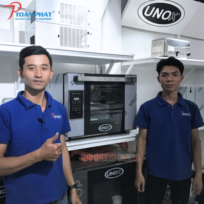 LÒ HẤP NƯỚNG ĐA NĂNG 5 KHAY UNOX ONE 6 Lò hấp nướng Unox 4 khay do Toàn Phát lắp đặt