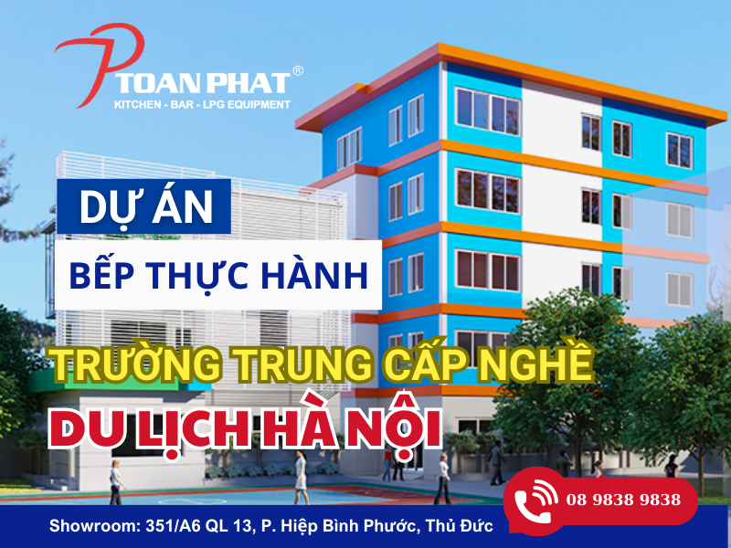 Dự án bếp thực hành cho trường Trung cấp Nghề Du lịch Hà Nội 4 TRUONG HOC BENH VIEN 2