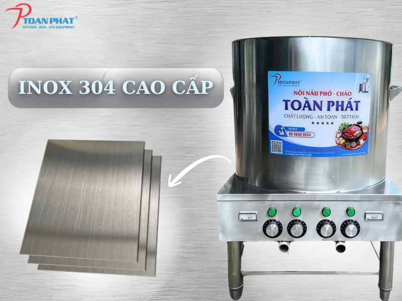 Nồi điện nấu phở 70L inox cao cấp, đa năng | Giá tốt 3 Nồi được sản xuất từ inox 304 posco loại 1