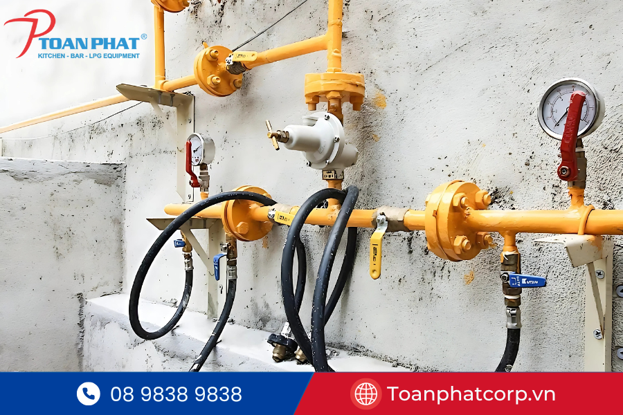 Dự án hệ thống gas công nghiệp tại Công Ty TNHH TCIE Việt Nam 2 Dự án thi công hệ thống gas công nghiệp cho công ty Tcie Việt Nam
