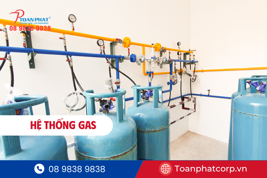 Hệ thống gas an toàn và tiết kiệm