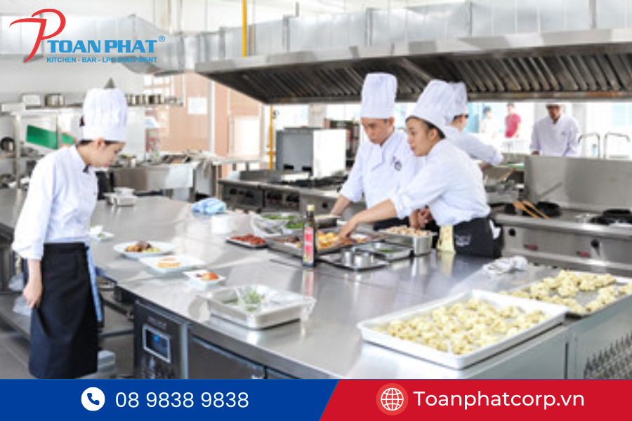 Dự án bếp căn tin - Trường Đại học HUTECH: