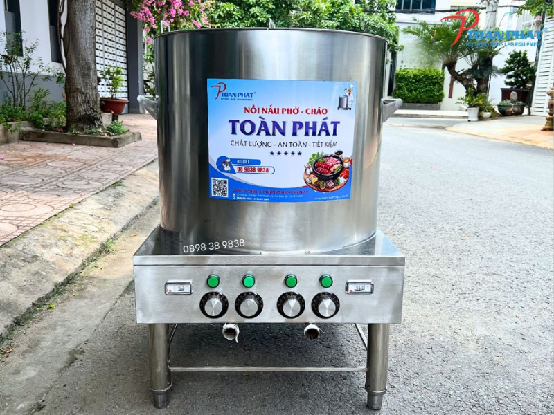 Nồi nấu cháo điện công nghiệp inox 304 đa năng | Giá tốt 8 Nồi cháo điện cao cấp do Toàn Phát sản xuất