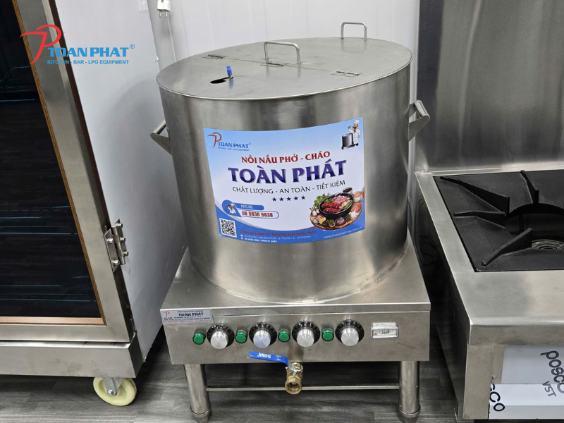 Nồi điện nấu phở 50L inox 304 cao cấp | Giá cạnh tranh 3 Ưu điểm nồi điện nấu phở 50L do Toàn Phát sản xuất