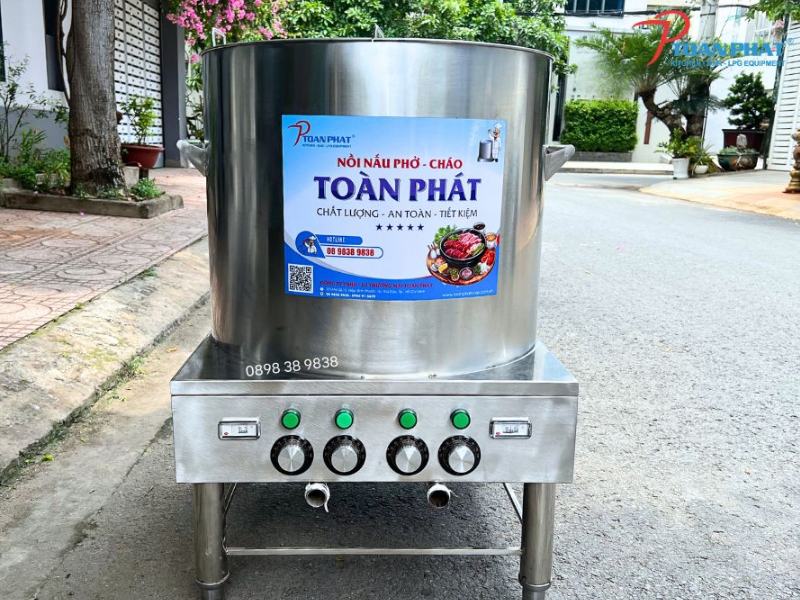 Nồi nấu phở điện 120L 3 Nồi nấu phở điện 120L tại Toàn Phát có nhiều ưu điểm nổi bật