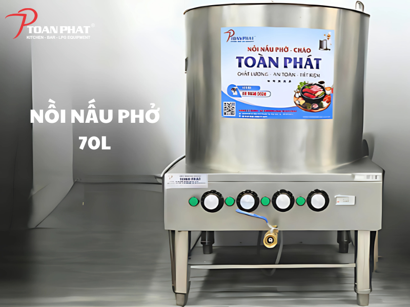 Nồi điện nấu phở 70L inox cao cấp, đa năng | Giá tốt 2 Nồi điện nấu phở 70L