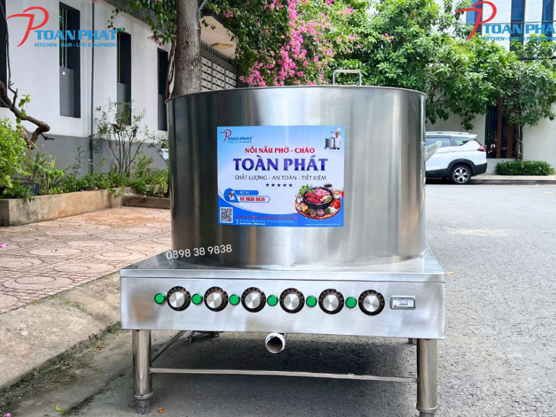 Nồi nấu cháo điện công nghiệp inox 304 đa năng | Giá tốt 6 Nồi phở điện dung tích lớn