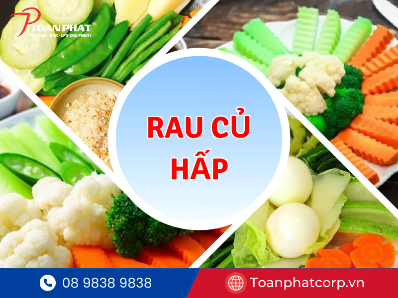 20+ Món ngon có thể nấu bằng lò hấp nướng đa năng công nghiệp 4 Rau củ được hấp bằng lò hấp nướng đa năng