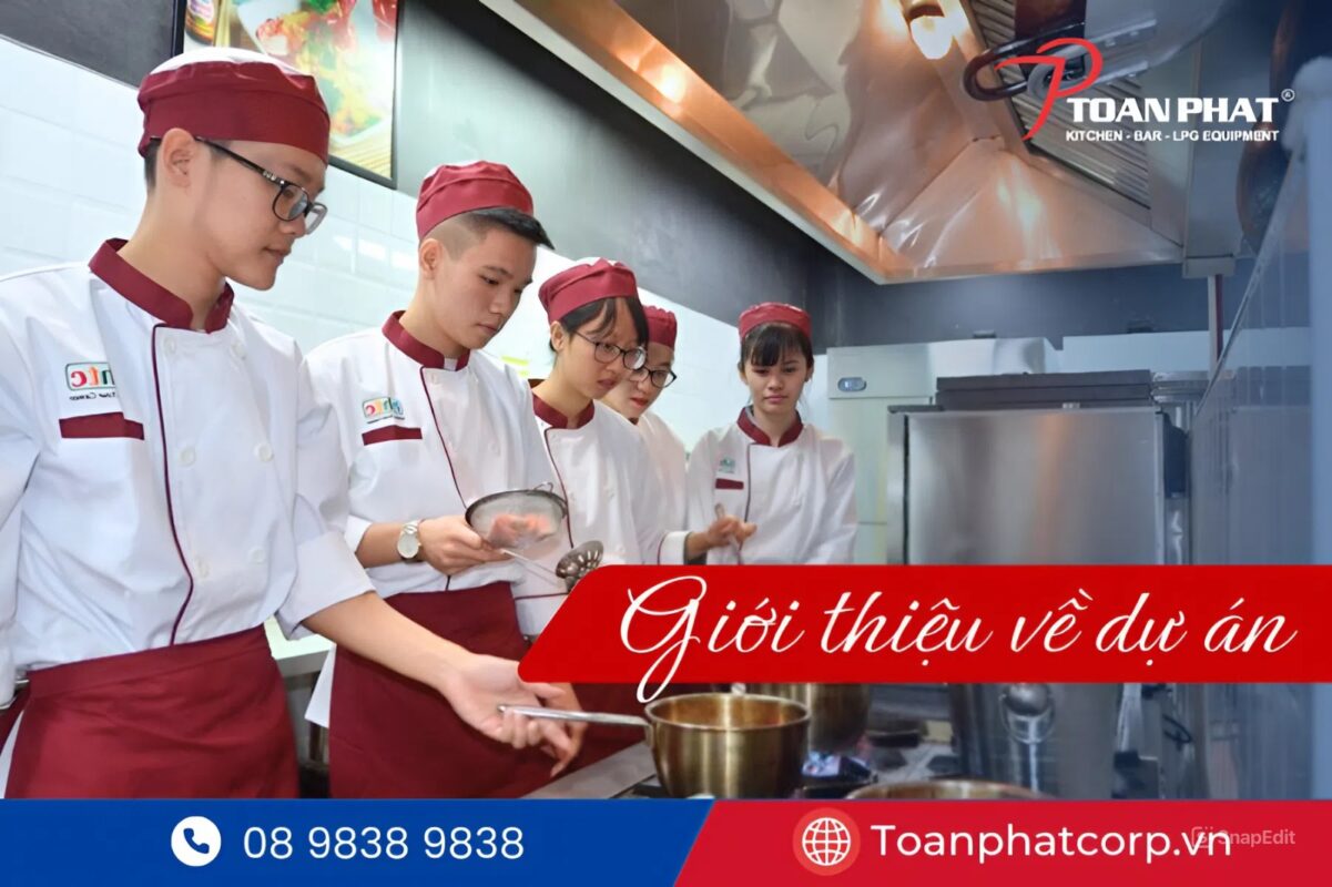 Dự án bếp thực hành cho trường Trung cấp Nghề Du lịch Hà Nội 2 Dự án bếp thực hành cho trường Trung cấp Nghề Du lịch Hà Nội do Toàn Phát thiết kế và thi công