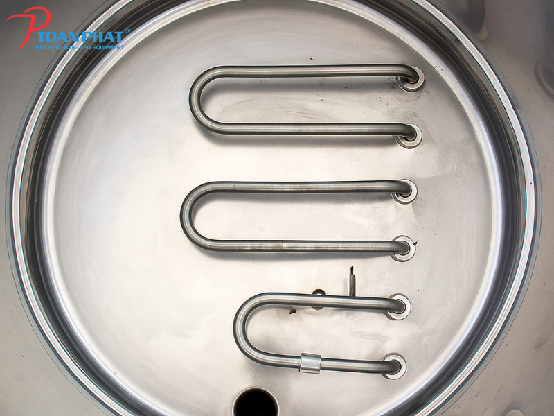 Nồi nấu cháo điện công nghiệp inox 304 đa năng | Giá tốt 4 Thanh nhiệt công suất cao