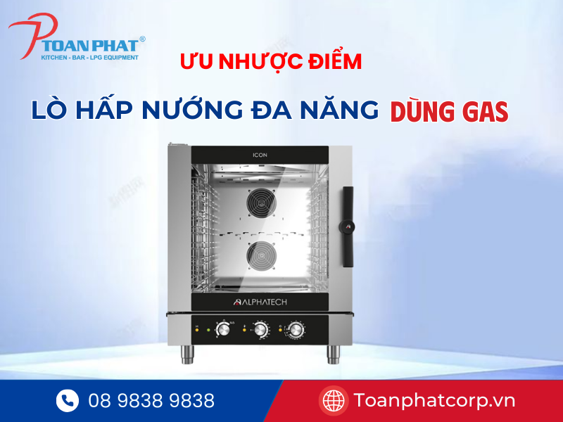 So sánh lò hấp nướng đa năng dùng điện và gas: Nên mua gì? 4 Ưu điểm và nhược điểm lò hấp nướng đa năng dùng gas