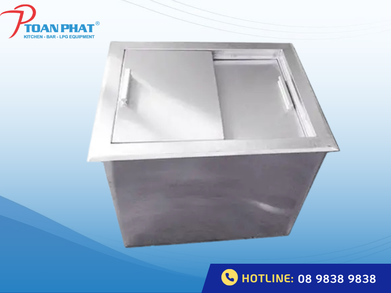 Thùng đá inox 304 cho quán bar, nhà hàng, khách sạn | Giá tốt 5 Thùng đá inox mini