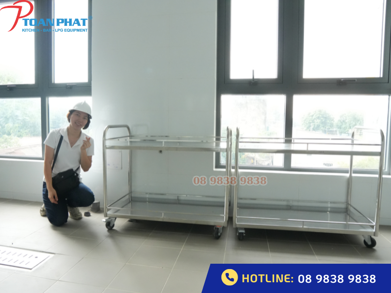 Gia công xe đẩy iNox theo yêu cầu | Đa dạng mẫu mã, Giá rẻ 2 Ưu điểm khi chọn gia công xe đẩy iNox theo yêu cầu tại Toàn Phát