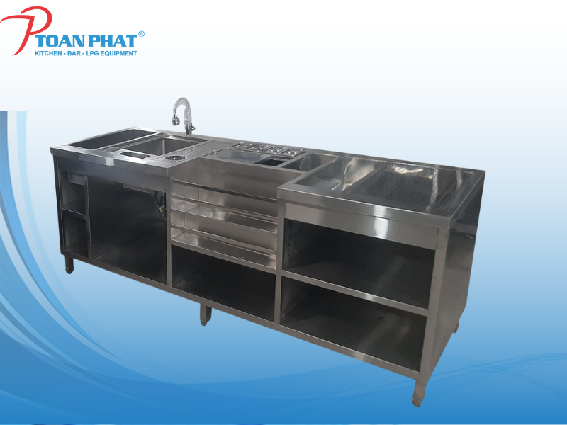 Thùng đá inox quầy bar