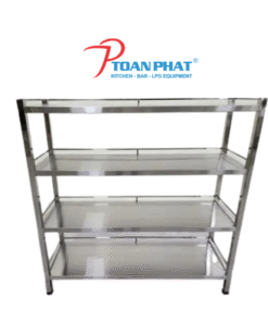 Kệ inox 4 tầng cao cấp, đa dạng mẫu mã kích thước | Giá tốt