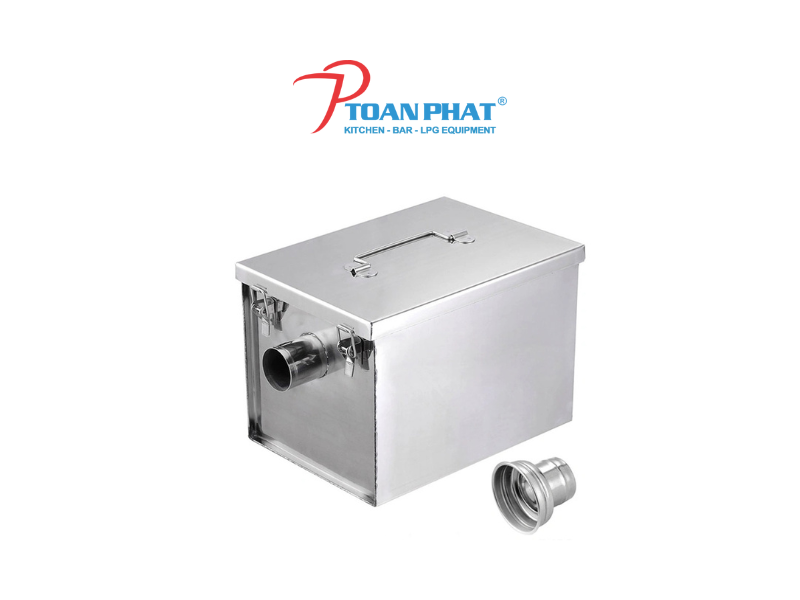 Cấu tạo bể tách dầu mỡ 2 ngăn