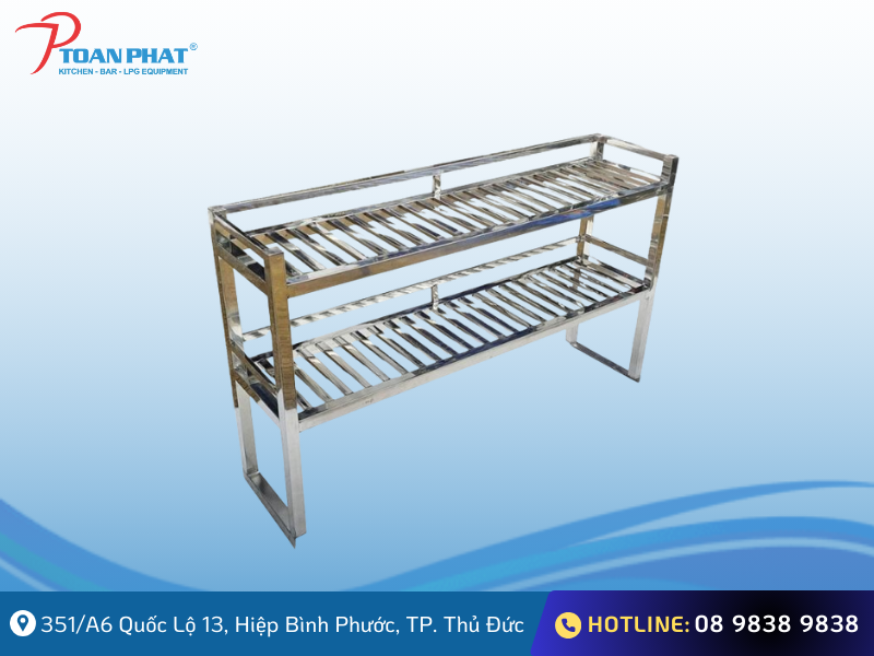 Kệ inox treo tường 304 cao cấp, đa dạng mẫu mã | Giá tốt 3 Kệ treo tường inox song
