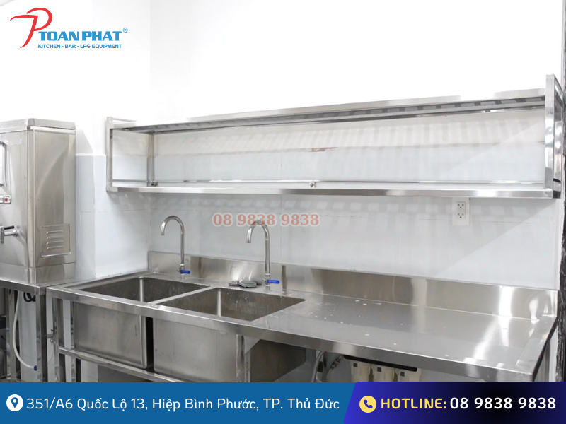 Kệ inox treo tường 304 cao cấp, đa dạng mẫu mã | Giá tốt 7 Kệ inox do Toàn Phát sản xuất