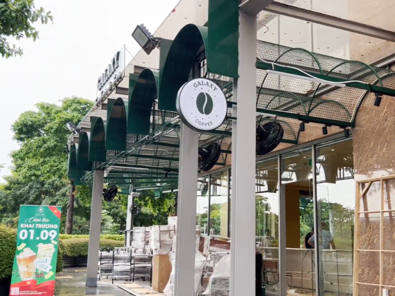 Dự án thi công hệ thống bếp công nghiệp GALAXY COFFEE & TEA 2 GALAXY COFFEE & TEA