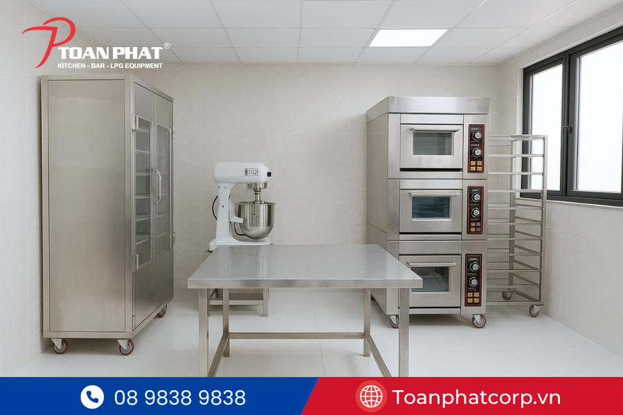 Dự án bếp bánh Trường Đại học Quốc tế Hồng Bàng 3 Giới thiệu hệ thống bếp bánh tại Đại học Quốc tế Hồng Bàng