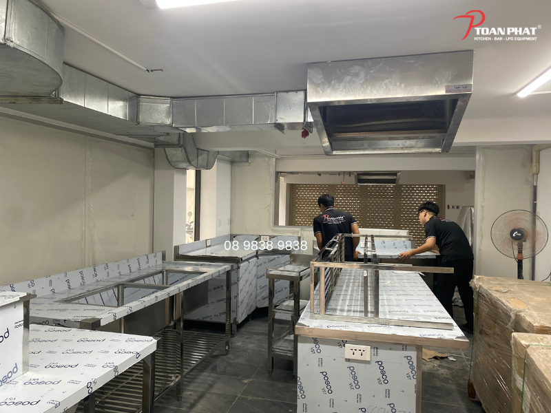 Dự án thi công bếp trung tâm thương mại BCONS 17 khao sat cong trinh 1 2