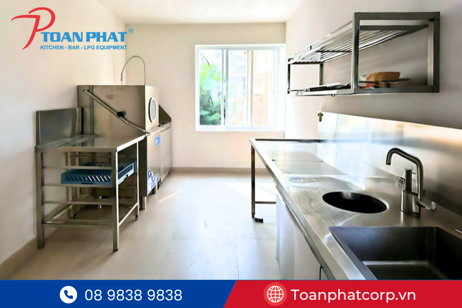 Dự án bếp bánh tại Red Apron Quận 7 7 Dễ dàng vệ sinh - đảm bảo tiêu chuẩn an toàn vệ sinh thực phẩm