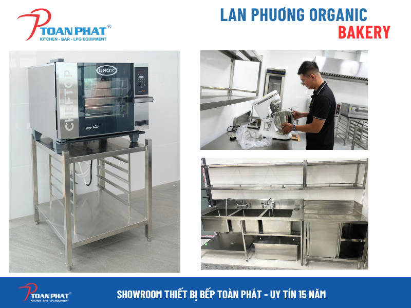 Dự án bếp bánh Lan Phương Organic Bakery, giải pháp tối ưu cho mô hình làm bánh chuyên nghiệp