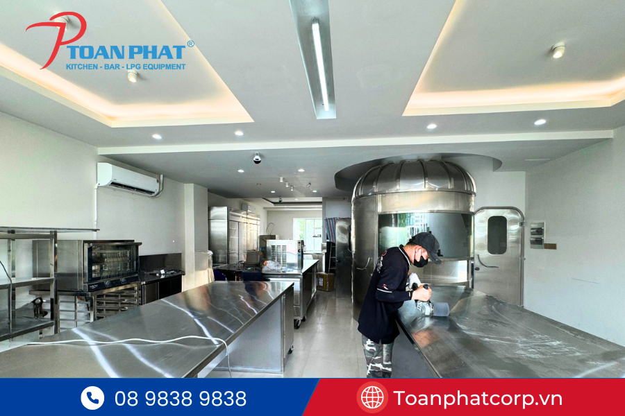 Dự án bếp bánh tại Red Apron Quận 7 2 Quy trình thiết kế bếp bánh trọn gói từ Toàn Phát
