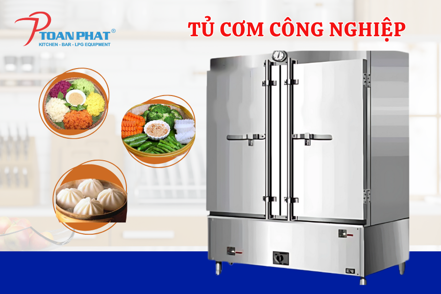 Dự án bếp công nghiệp trường liên cấp VSTAR SCHOOL 5 Tủ hấp cơm công nghiệp bằng inox đạt chuẩn an toàn vệ sinh