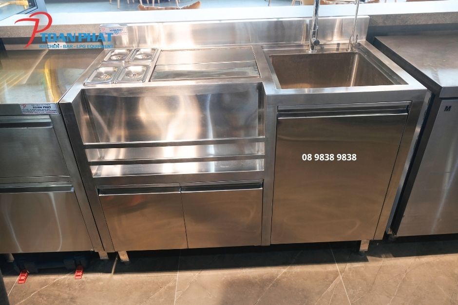 Kích thước quầy pha chế chuẩn 100% cho 5 loại hình phổ biến 1 Quầy pha chế do Toàn Phát sản xuất