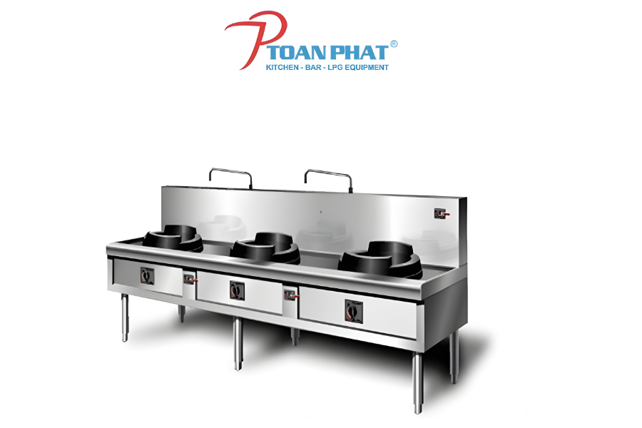 Bếp Á ba công nghiệp (Bếp 3 họng)