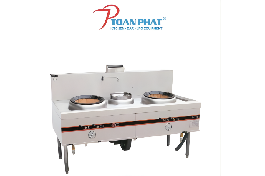 Bếp Á có quạt thổi và bầu nước