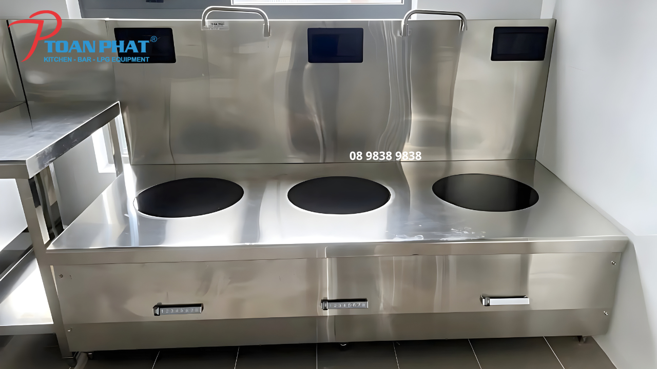 Ưu điểm của bếp Á điện từ công nghiệp