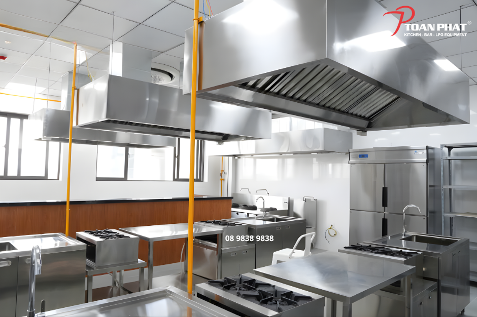 Bếp Âu do Toàn Phát cung cấp cho Đại học Văn Hiến