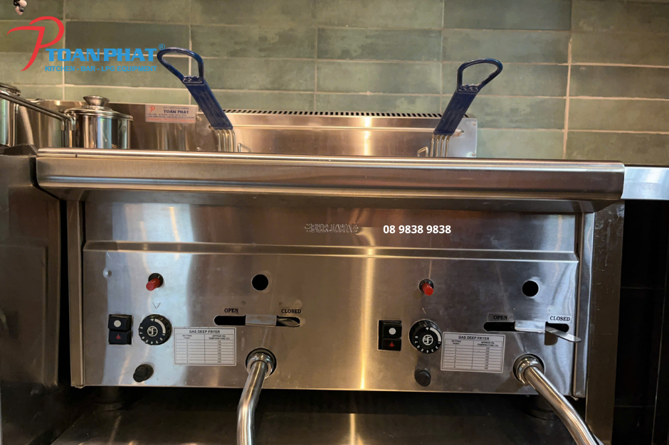 Bếp chiên nhúng điều chỉnh nhiệt độ linh hoạt, an toàn tuyệt đối