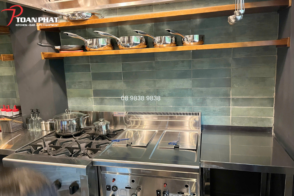 Bếp chiên nhúng công nghiệp lựa chọn tối ưu cho quán ăn, nhà hàng