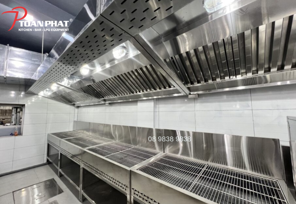 Bếp nướng nhanh, liên tục, phục vụ cùng lúc nhiều phần ăn