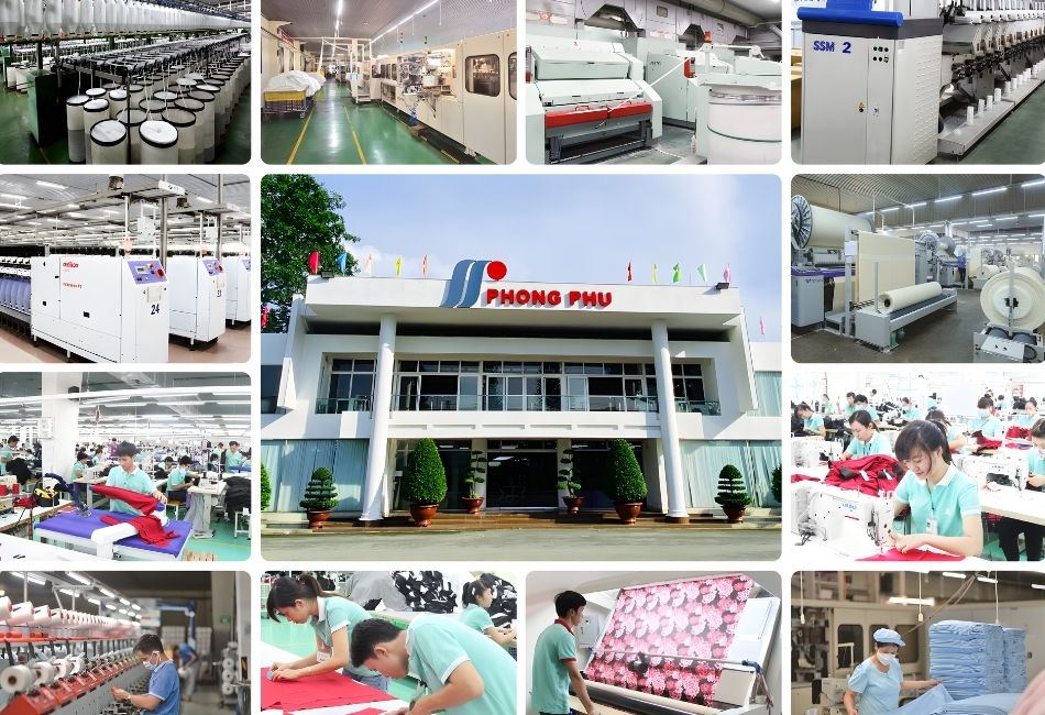 Dự án thi công bếp ăn công nghiệp Công ty cổ phần Phong Phú 2 Công ty cổ phần Phong Phú là một trong những doanh nghiệp hàng đầu trong lĩnh vực dệt may