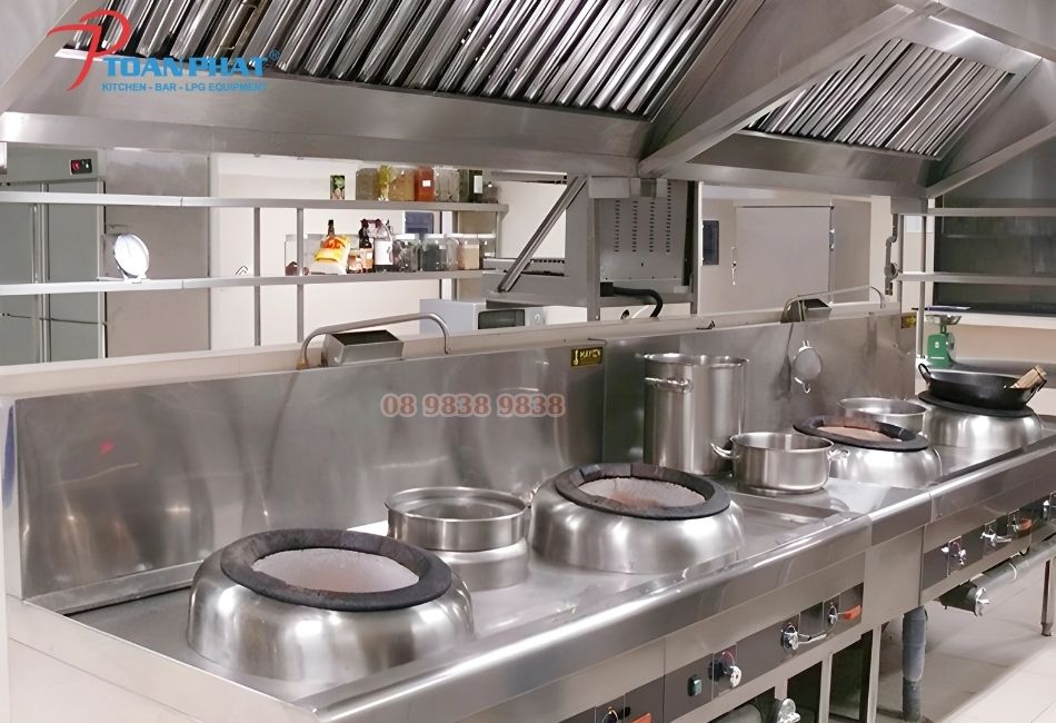 Dự án thi công bếp ăn công nghiệp Công ty cổ phần Phong Phú 4 Giải pháp mà Toàn Phát mang đến cho dự án