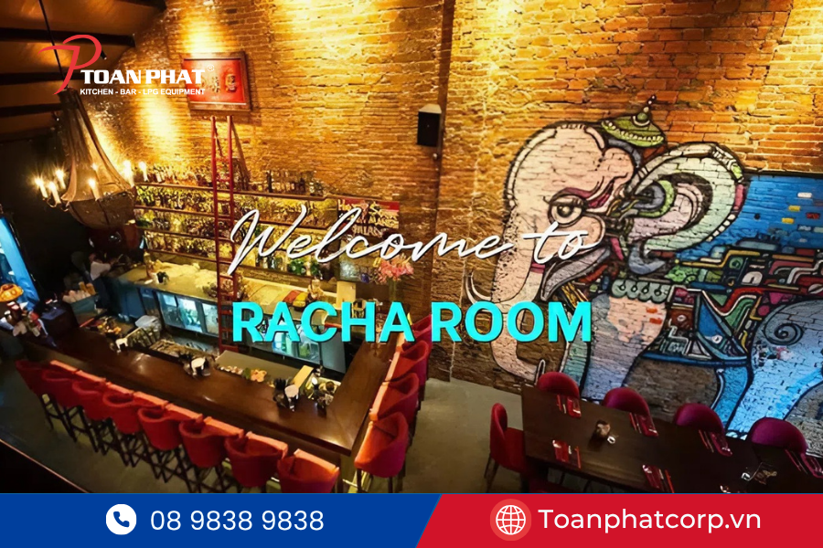 Dự án bếp công nghiệp nhà hàng và quầy bar The Racha Room | Được thi công bởi Toàn Phát 2 Giới thiệu về nhà hàng kết hợp mô hình bar The Racha Room