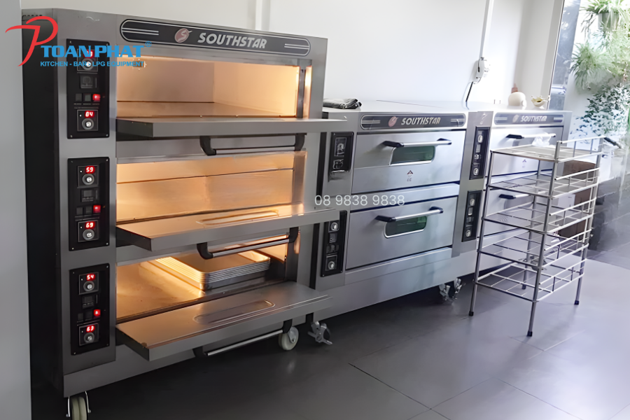 Lò nướng Southstar sử dụng điện và gas