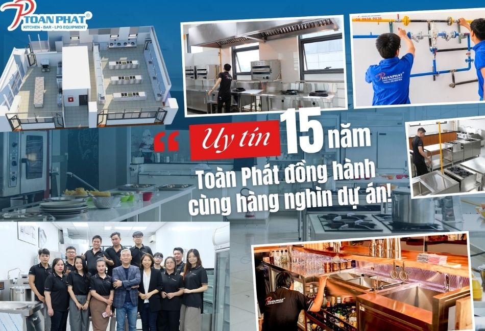 Dự án thi công bếp ăn công nghiệp Công ty cổ phần Phong Phú 11 Toàn Phát – Niềm Tin – Chất Lượng cho mọi dự án!