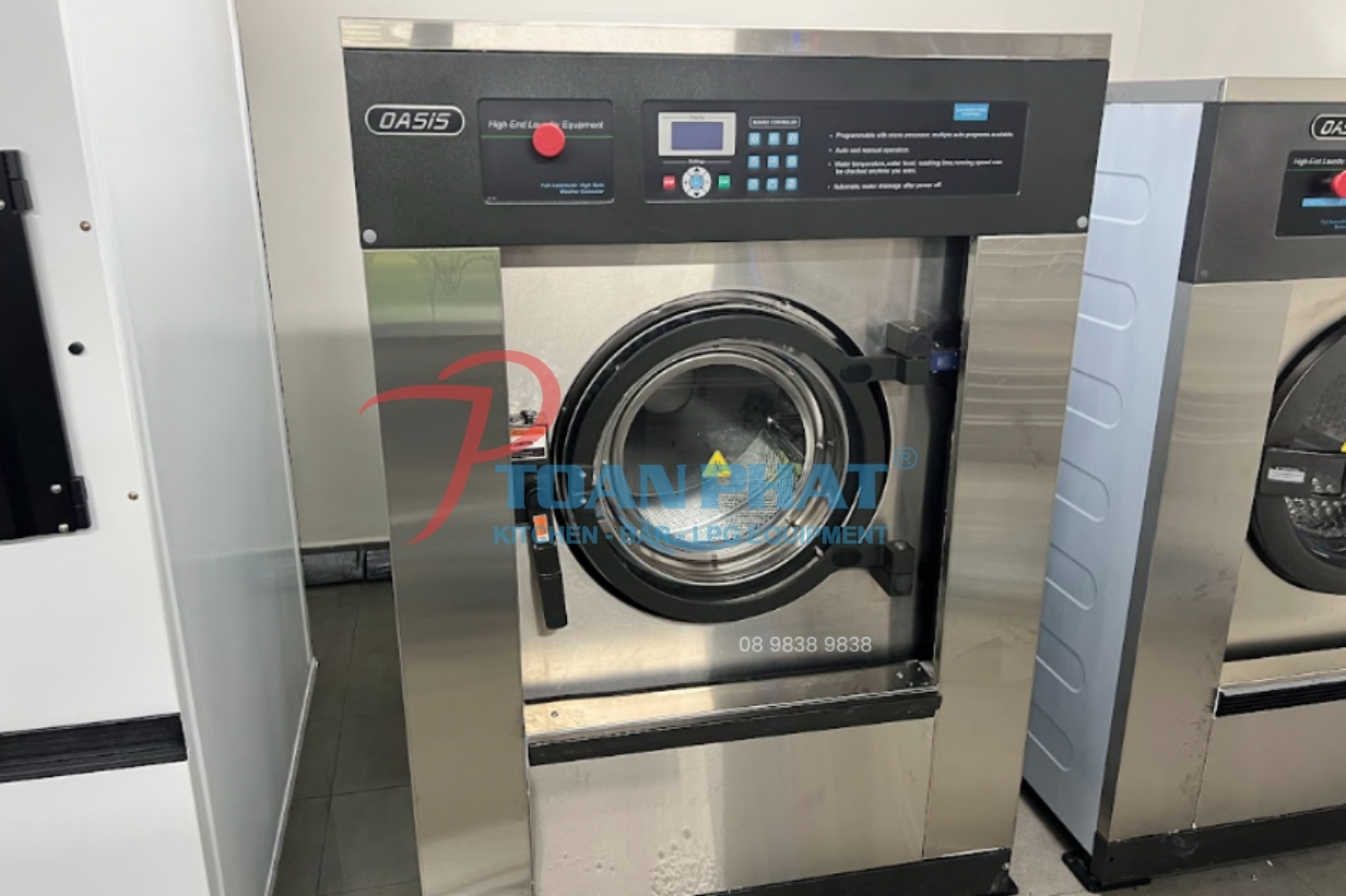 DỰ ÁN THI CÔNG PHÒNG GIẶT TRUNG TÂM THƯƠNG MẠI BCONS 6 Ưu điểm vượt trội của máy giặt sấy công nghiệp
